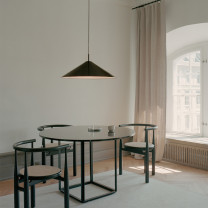 New Works Brolly LED Pendant Light Over Dining Table