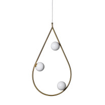 Pholc Pearls Pendant - Large, Brass