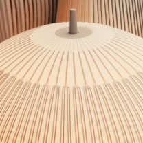 Vibia Knit Floor Lamp details from above