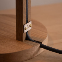 Tom Raffield Mooring Table Lamp Oak Base