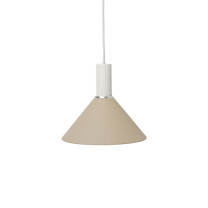 Ferm Living Collect Low Socket Pendant Cone White Cashmere