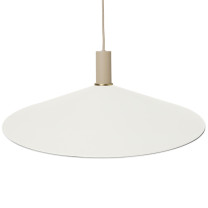 Ferm Living Collect Low Socket Pendant Angle Cashmere White