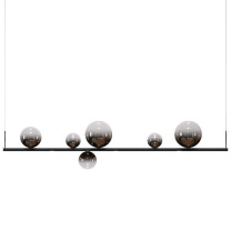 Lodes Random Stick Linear Long Glossy Black