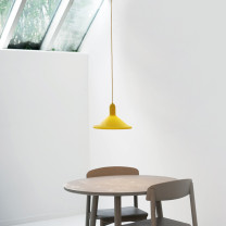 Established & Sons Torch S3 Pendant - Yellow Above Table