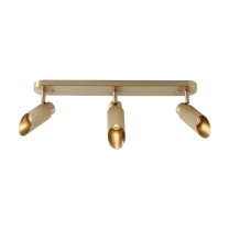 J. Adams & Co Spot Pro Triple Ceiling Light Satin Brass
