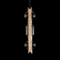 Artemide Alambicco Vertical Suspension Small - On Black Background
