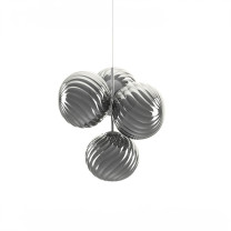 Tom Dixon Whirl Chandelier Small Silver - Off