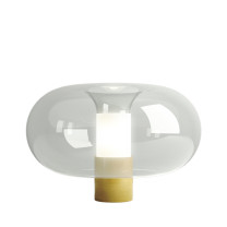 Fontana Arte Fontanella Table Lamp Large Satin Brass