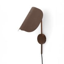 Audo Copenhagen Wing Wall Light Brown Bronzed Aluminium - Side