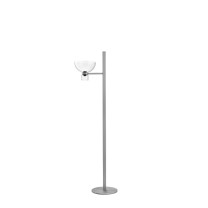 Flos Nocturne LED Floor Lamp F1 Bowl Silver