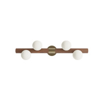 Hollis + Morris Willow Wall Light - Walnut