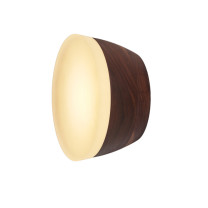 Hollis + Morris Berm Acrylic LED Sconce - Walnut