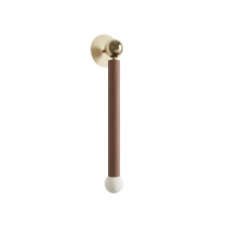 Hollis + Morris Constellation Sconce - Walnut/Brass