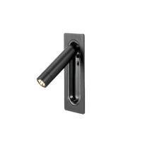 Marset Ledtube RSC LED Wall Light Matt Black