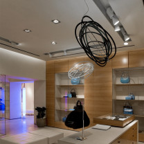 Black and White Artemide Copernico LED Suspensions