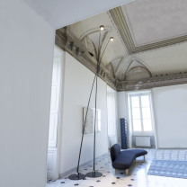 Davide Groppi Sampei LED Floor Lamp - Lounge 