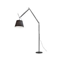 Artemide Tolomeo Mega LED Floor Lamp Black 360 Black