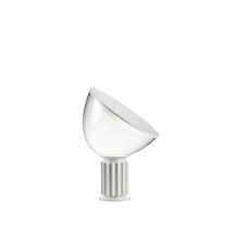 Flos Taccia LED Table Lamp Small White Glass Diffuser