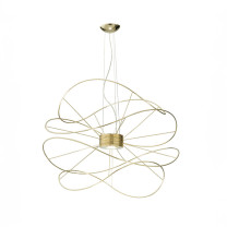 Axolight Hoops LED Suspension Gold 4