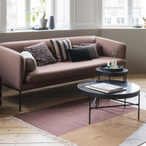 Ferm Living Marble Table Medium and Large Beside Sofa