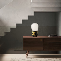 KDLN Hive Table Lamp Black in Hallway