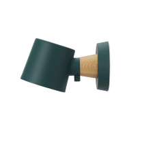 Normann Copenhagen Rise Wall Light Petrol Green Hard-wired