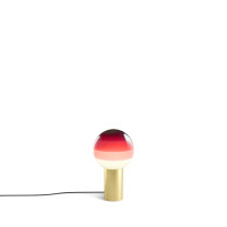 Marset Dipping Light LED Table Lamp Burgundy Brass