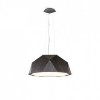 Fabbian Crio Pendant - Large, Dark Wood