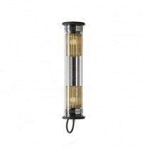 DCW éditions In The Tube 100-500 Wall Light Gold Diffusers / Silver Reflector / Black Stoppers