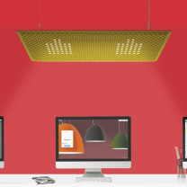 Artemide Architectural Eggboard Matrix Direct LED Suspension Lifestyle Desk