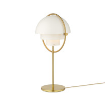 Gubi Multi-Lite Table Lamp Brass White