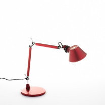 Artemide Tolomeo Micro Table Lamp Red