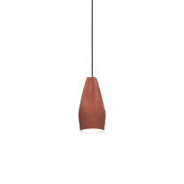 Marset Pleat Box 13 LED Pendant Terracotta White