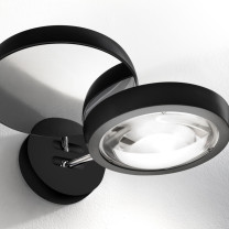 Lodes Nautilus LED Wall Light Black Closeup