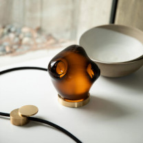 Dark Mirrored Bocci 57t Table and Wall Light