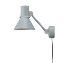 Anglepoise Type 80 W2 Wall Lamp Grey Mist Cable and Plug
