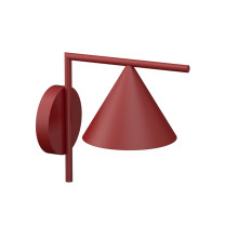 Flos Captain Flint Outdoor LED Wall Light Red Burgundy