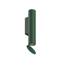 Flos Flauta Spiga 1 LED Outdoor Wall Light Forest Green