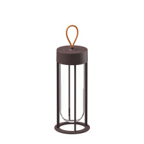 Flos In Vitro LED Outdoor Unplugged Light Deep Brown