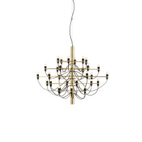 Flos 2097/30 Chandelier- Brass / Frosted Bulbs