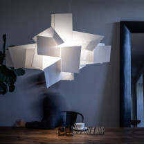 White Foscarini Big Bang Pendant Light