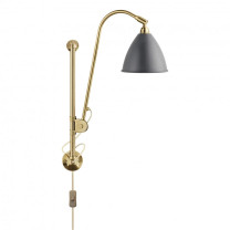 Gubi Bestlite BL5 Wall Light Brass Matt Grey