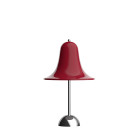 Verpan Pantop LED Portable Table Lamp Cherry Red