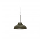 RUBN Bolero LED Pendant Light Umbra Grey Steel Small