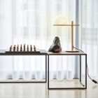 Estiluz Circ LED Table Lamp Satin Gold