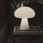 Gubi Obello LED Portable Table Lamp Lifestyle Outdoors