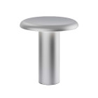 Artemide Takku LED Portable Table Lamp Anodized Grey
