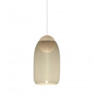 Mater Liuku Ball Pendant Light Matt Lacquered Smoked Glass