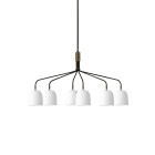 Gubi Howard Chandelier 6 Arms Bone China
