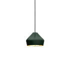 Marset Pleat Box 24 Pendant Green/Gold